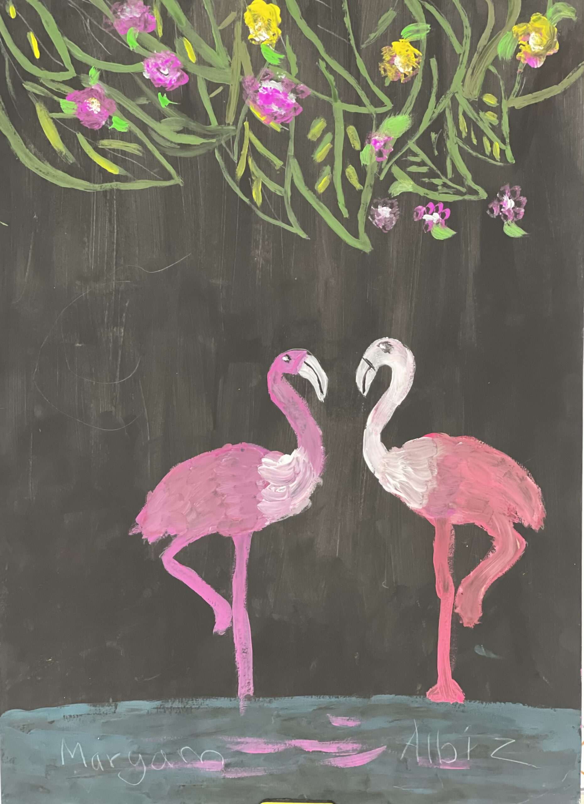 Midnight Flamingos by Syeda Maryam Albiz